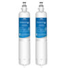 Picture of Waterdrop WD-F19C Replacement for GE® RPWFE®, RPWF (Built-in CHIP) Refrigerator Water Filter, Compatible with GFE28GYNFS, GFE28GELDS, PFE28KELDS, PFE28KYNFS, GFD28GELDS, PWE23KELDS, 2 Filters