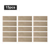 Picture of COSY HOMEER Edging Stair Treads Non-Slip Carpet Mat 28inX9in Indoor Stair Runners for Wooden Steps, Edging Stair Rugs for Kids and Dogs, 100% Polyester TPE Backing (15pc, Beige)