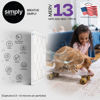 Picture of Simply 20x25x1 Air Filter, Merv 13, MPR 1500, 6 Pack, For Home AC Furnace & HVAC (Actual Size: 19.75"x24.75"x0.75") DUST, Pet, & Allergy Control