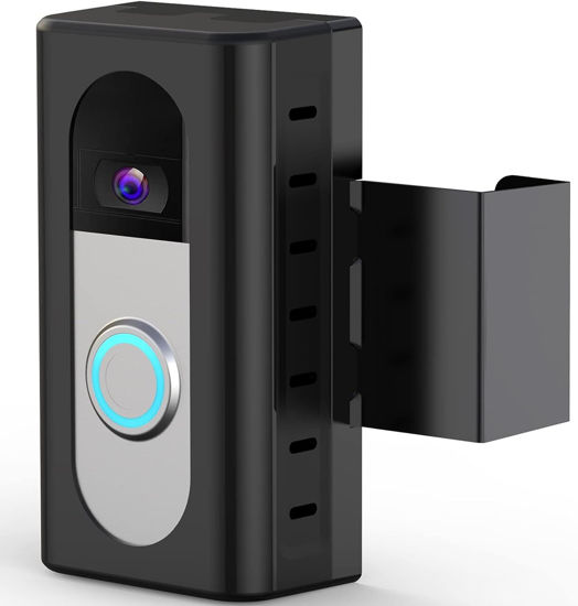 Picture of KIMILAR Anti-Theft Video Doorbell Mount Compatible with Ring/Blink Wireless Video Doorbell, Adjustable Mounting Bracket Accessories for Houses, Apartments, Businesses, Not for Security Door