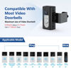 Picture of KIMILAR Anti-Theft Video Doorbell Mount Compatible with Ring/Blink Wireless Video Doorbell, Adjustable Mounting Bracket Accessories for Houses, Apartments, Businesses, Not for Security Door