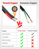 Picture of 18 Gauge Wire 2 Conductor Electrical Wire, 18 AWG Wire Stranded PVC Cord, 12V Low Voltage/Tinned Copper/Flexible/18/2 Wire for Automotive Wire LED Strips Lamp Lighting Marine 100FT-30.48M