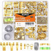 Picture of KURUI 303Pcs Picture Hanging Kit, Picture Hangers Assorted Kit With Heavy Duty Wall Hooks, Sawtooth, Picture Wire, D Rings, Hardware Nails, Eye Hooks and Picture Hanging Tool for Frame Canvas Mounting