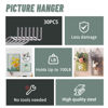 Picture of FURHUA 30pcs Super Hook Picture Hangers and Office Pack, Drywall Hooks for Hanging Pictures, Wall Hooks, Picture Hangers, Picture Hanging Kit，Hang Art, Clock, Shelves, Mirrors...