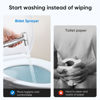 Picture of Arofa Handheld Toilet Bidet Sprayer for Toilet-Adjustable Water Pressure Control with Bidet Hose for Feminine Wash, Stainless Steel Brushed Nickel Cloth Diaper for Baby Wash