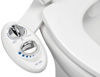 Picture of LUXE Bidet NEO 185 - Self-Cleaning, Dual Nozzle, Non-Electric Bidet Attachment for Toilet Seat, Adjustable Water Pressure, Rear and Feminine Wash (White)