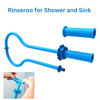 Picture of Rinseroo Shower Hose: Slip-On, No-Install Attachment for Shower Cleaning, Babies, and Hair, Detachable 6 Foot Shower Hose, Fits Showerheads/Sinks up to 4"
