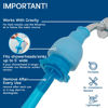 Picture of Rinseroo Shower Hose: Slip-On, No-Install Attachment for Shower Cleaning, Babies, and Hair, Detachable 6 Foot Shower Hose, Fits Showerheads/Sinks up to 4"