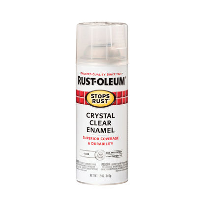 Picture of Rust-Oleum 7701830 Stops Rust Spray Paint, 12 oz, Gloss Crystal Clear