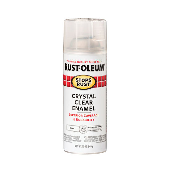 Picture of Rust-Oleum 7701830 Stops Rust Spray Paint, 12 oz, Gloss Crystal Clear