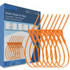 Picture of 8 Pack 25inch Drain Snake Clog Remover, Drain Hair Remover, Sink Snake Drain Auger Cleaner Tool For Bath Tub, Toilet, Kitchen Sink, Sewer