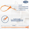 Picture of 8 Pack 25inch Drain Snake Clog Remover, Drain Hair Remover, Sink Snake Drain Auger Cleaner Tool For Bath Tub, Toilet, Kitchen Sink, Sewer