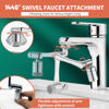 Picture of CECEFIN 1080° Swivel Faucet-Extender Sink-Aerator - 2 Mode Splash Water Filter Extension, Kitchen Bathroom 360° Rotatable Spray Attachment, Multifunctional Universal Robotic Arm -Wash Hand/Hair/Face