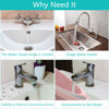 Picture of 1080°Swivel Faucet Extender, Sink Water Faucet Aerator Extension in Brass, Swivel Robotic Arm Bathroom Faucet Extender, Kitchen Rotating Extension Filter with 2 Mode Splash