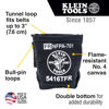Picture of Klein Tools 5416TFR Bolt Bag, Flame Resistant Canvas Bag for Bolt Storage with Double Bottom and Tunnel Loop, 9-Inch