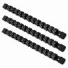 Picture of ALOANES 3 PC ABS Socket Organizer, 1/2 inch, Drive Socket Rail Holders, Heavy Duty Socket Racks, Black Rails with Black Clips