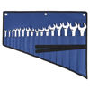 Picture of ROCKCOON 16 Pockets Wrench Roll Organizer, Rolled Tool Pouch Bag with Water Proof Oxford Cloth, Blue