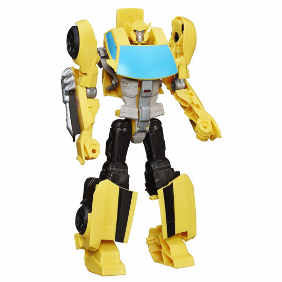 Picture of Transformers Toys Heroic Bumblebee Action Figure - Timeless Large-Scale Figure, Changes into Yellow Toy Car, 11" (Amazon Exclusive)