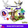 Picture of Mega Pokémon Building Toys Set Emolga and Bulbasaur’s Charming Woods with 194 Pieces, 2 Poseable Characters and Motion, for Kids