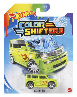 Picture of Hot Wheels Toy Car, 1:64 Scale Color Shifters Vehicle with Repeat Color Change in ICY Cold or Very Warm Water (Styles May Vary)