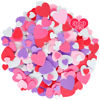 Picture of 300 PCS Valentines Heart Stickers, Foam Valentines Day Stickers, Matte Valentines Crafts for Kids, Self-Adhesive Heart Foam Stickers 5 Colors Valentine Foam Stickers Adults Valentine's Presents