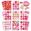 Picture of Heart Stickers for Kids, Valentines Day Colorful Heart Stickers Valentine's Day Love Decorative Stickers Valentine's Day Party Favors Supplies