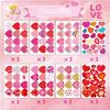 Picture of Heart Stickers for Kids, Valentines Day Colorful Heart Stickers Valentine's Day Love Decorative Stickers Valentine's Day Party Favors Supplies