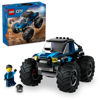 Picture of LEGO City Blue Monster Truck Off-Road Toy Playset with a Driver Minifigure, Imaginative Toys for Kids, Fun Gift for Boys and Girls Aged 5 Plus, Mini Monster Truck, 60402
