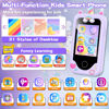 Picture of Kids Smart Phone for Girls, Christmas Birthday Gifts for Girls Age 3-10 Kids Toys Cell Phone, 2.8" Touchscreen Toddler Learning Play Toy Phone with Dual Camera, Game, Music Player, 8GB Card Purple
