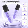 Picture of Kinglucky TOP Mini Karaoke Machine for Kids (with 14M+ Songs) Valentines Birthday Gifts Toys for Girls Ages 3-12+, Portable Mini Karaoke Machine with 2 Wireless Microphones - Purple