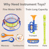 Picture of iPlay, iLearn Toddler Musical Instruments Toys, Kids Drum Set, Baby Trumpet, Percussion, Harmonica, Maraca, Flute, Tambourine, Birthday Gifts for 18 Months Olds Ages 2 3 4 5 Years Boys Girls Children