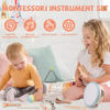 Picture of Toddler Musical Instruments Set - Montessori Toys Wooden Percussion Baby Drum Xylophone Maracas Set, Sensory Toys for 18 Month Old Preschool Music Education, 2 3 4 Year Old Girl Boy Birthday Gifts
