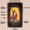 Picture of KLEDERY Tarot Cards for Beginners, Classic Tarot Cards with Meanings on Them, Durable Tarot Cards with Guide Book for Beginners (Black)