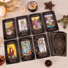 Picture of KLEDERY Tarot Cards for Beginners, Classic Tarot Cards with Meanings on Them, Durable Tarot Cards with Guide Book for Beginners (Black)