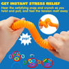 Picture of JOYIN 18 Pack Pop Tubes, Sensory Toys（Small） Fidget Tubes Party Favors - 9 Colors, Connectable and Extendable for Stress Relief - Perfect for Party, Classroom Exchange, School Reward