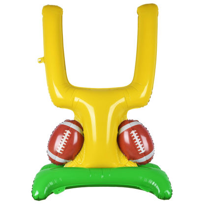 Picture of Football Party Supplies Kit - Goal Post Balloon Set for Football Birthday,Tailgate Celebrations & Decorations