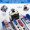 Picture of Carrier Truck Race Track Toddlers Toys, Foldable 3 Layer Car Race Track Playset, Toy Truck Transport Car Carrier & 8 Race Cars, Truck Car Kids Toys Xmas Gifts for Age 3 4 5 6+ Years Old Boys Girls