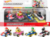 Picture of Hot Wheels Mario Kart Set of 4 Die-Cast Toy Cars with Attached Character Drivers, Includes Black Yoshi (Amazon Exclusive)