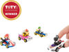 Picture of Hot Wheels Mario Kart Set of 4 Die-Cast Toy Cars with Attached Character Drivers, Includes Black Yoshi (Amazon Exclusive)