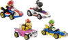 Picture of Hot Wheels Mario Kart Set of 4 Die-Cast Toy Cars with Attached Character Drivers, Includes Black Yoshi (Amazon Exclusive)