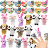 Picture of JOYIN 28 Packs Valentines Day Animal Finger puppet with Gift Cards Set for Kids, Party Favor, Classroom Exchange Prizes, Valentine’s Greeting Cards, Stressrelief Hand puppets, Holiday Reward Prizes