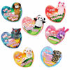 Picture of JOYIN 28 Packs Valentines Day Animal Finger puppet with Gift Cards Set for Kids, Party Favor, Classroom Exchange Prizes, Valentine’s Greeting Cards, Stressrelief Hand puppets, Holiday Reward Prizes