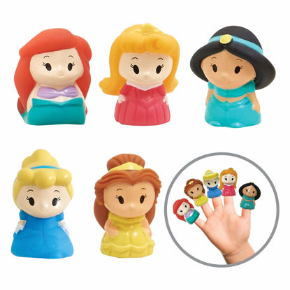 Picture of Disney Princess 5 Piece Finger Puppet Set - Party Favors, Educational, Bath Toys, Floating Pool Toys, Beach Toys, Finger Toys, Playtime