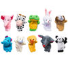 Picture of Super Z Outlet Velvet Cute Animal Style Finger Puppets for Children, Shows, Playtime, Schools - 10 Animals Set