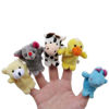 Picture of Super Z Outlet Velvet Cute Animal Style Finger Puppets for Children, Shows, Playtime, Schools - 10 Animals Set