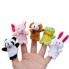 Picture of Super Z Outlet Velvet Cute Animal Style Finger Puppets for Children, Shows, Playtime, Schools - 10 Animals Set