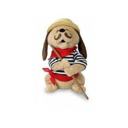 Picture of Cuddle Barn - Gondolomio | Romantic Italian Animated Plush Puppy Dog Toy Dancing and Singing Song Ole Sole Mio Valentine's Gift, 12 inches