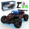 Picture of BLUEJAY Remote Control Car, 2.4GHz High Speed 33KM/H RC Cars Toys, 1:12 Monster RC Truck Off Road with LED Headlight and Rechargeable Battery Gifts for Adults Boys 8-12