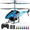 Picture of BUSSGO RC Helicopter, Remote Control Helicopter for Kids with 30Mins Flight(2 Batteries), 7+1 LED Light Modes, Altitude Hold, RC Toys for Boys Girls