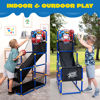 Picture of JOYIN Arcade Basketball Game Set with 4 Balls and Hoop for Kids 3 to 12 Years Old Indoor Outdoor Sport Play - Easy Set Up - Air Pump Included - Ideal for Competition